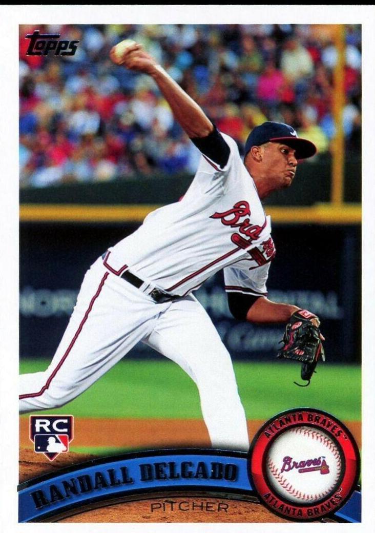 Randall Delgado #US22 Baseball Cards 2011 Topps Update