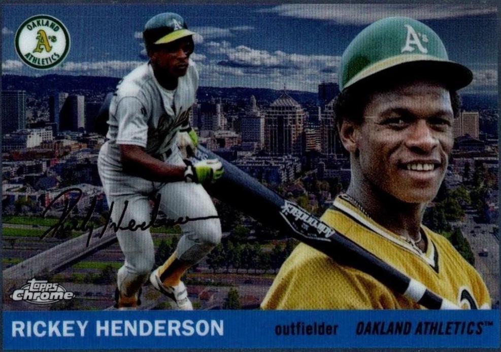 Rickey Henderson #55CV-6 Prices | 2025 Topps Chrome Platinum 1955