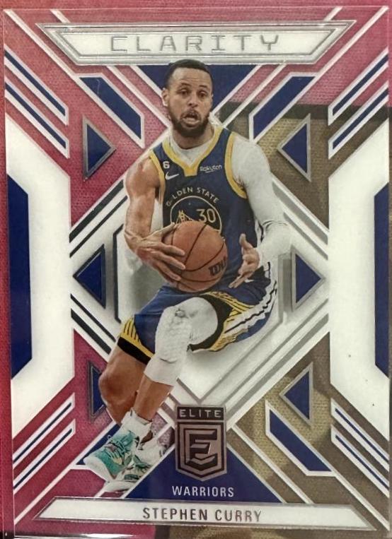 Stephen Curry #4 Basketball Cards 2023 Donruss Elite Clarity