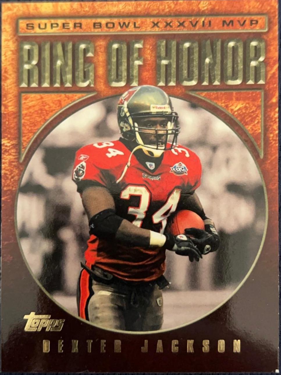 Dexter Jackson #DJ37 Football Cards 2002 Topps Chrome Ring of Honor
