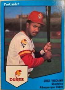 Jose Viscaino #82 Baseball Cards 1989 Procards