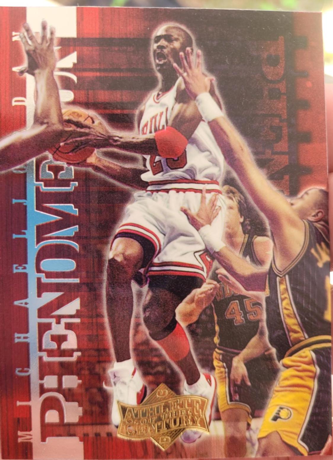 Michael Jordan #P10 Basketball Cards 1999 Upper Deck MJ Athlete of the Century Phenomenon