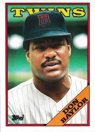 Don Baylor #545 Baseball Cards 1988 Topps