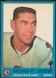 Dollard St.Laurent #30 Hockey Cards 1962 Topps
