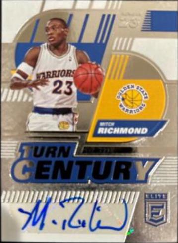Mitch Richmond #TCS-MRM Basketball Cards 2022 Panini Donruss Elite Turn of the Century Signatures