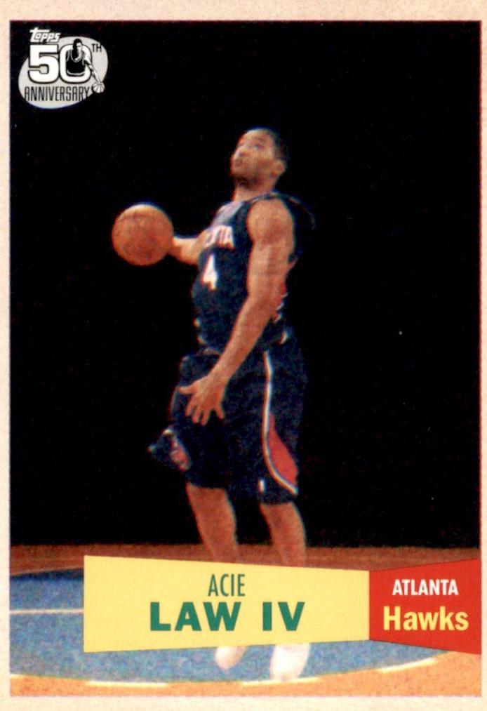 Acie Law #121 2007 Topps 1957 58 Variation Basketball