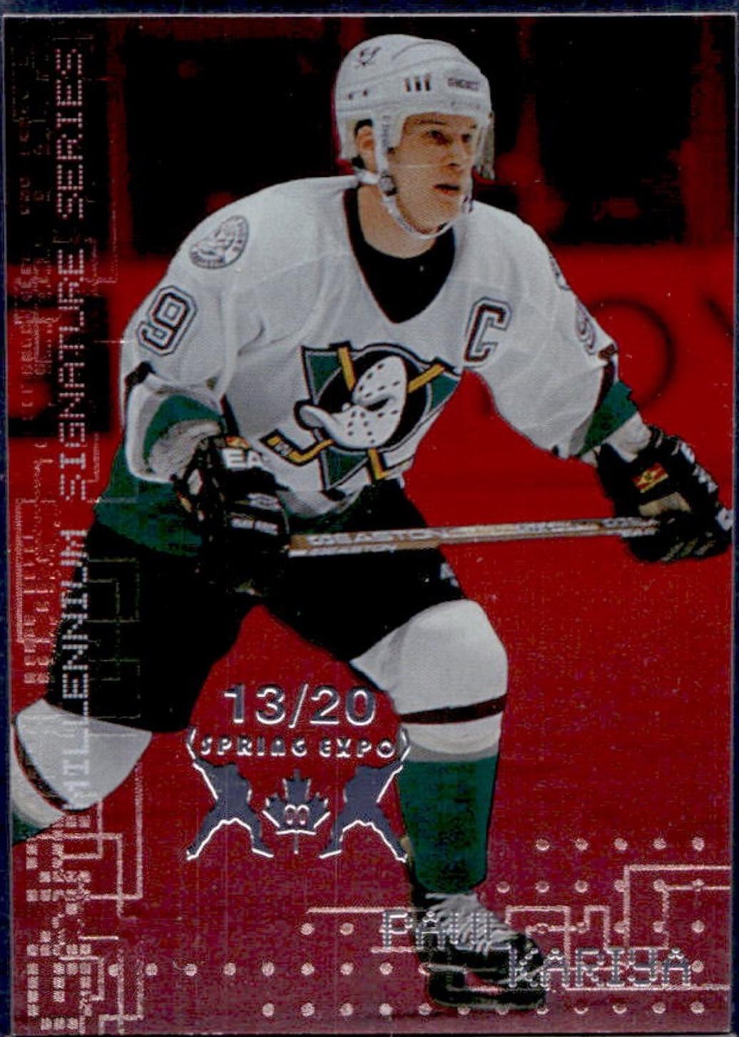 Paul Kariya #1 1999 Be A Player Millennium Hockey