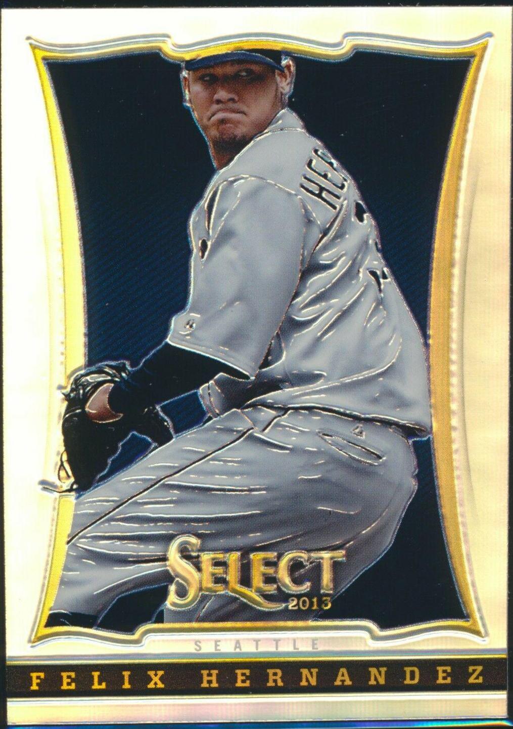 Felix Hernandez #43 Baseball Cards 2013 Panini Select