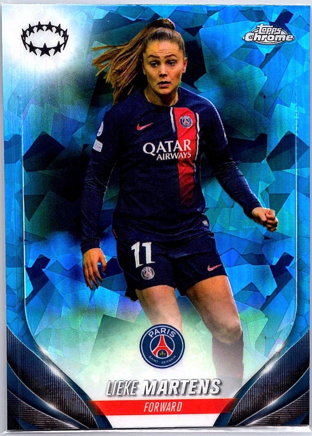 Lieke Martens #81 Soccer Cards 2023 Topps Chrome UWCL