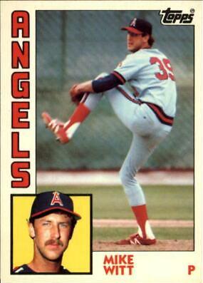 Mike Witt #499 Baseball Cards 1984 Topps Tiffany