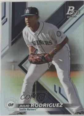Julio Rodriguez #TOP-63 Baseball Cards 2019 Bowman Platinum Top Prospects