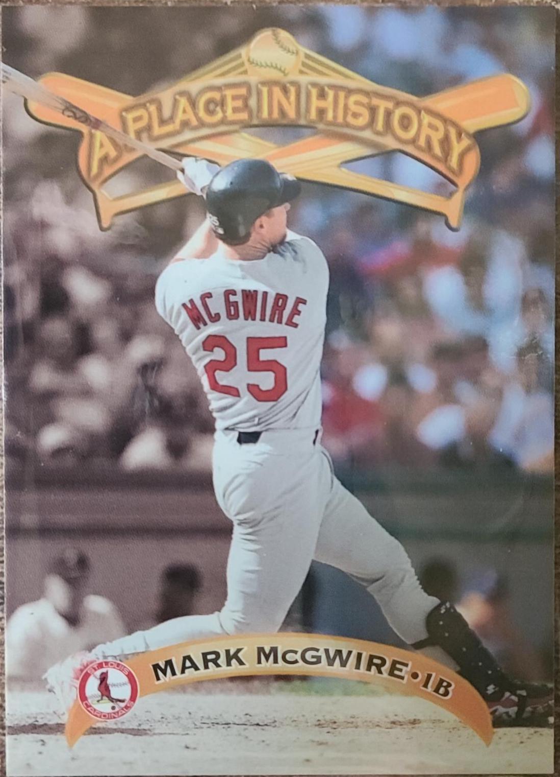 Mark McGwire #52 Baseball Cards 1998 Sports Illustrated Then & Now