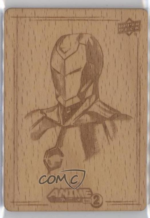 Iron Man #WH-3 Marvel 2023 Upper Deck Anime Volume 2 Woodblock Echo