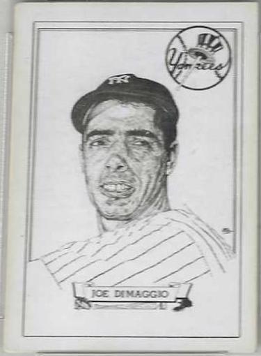 Joe DiMaggio Baseball Cards 1950 Callahan Hall of Fame