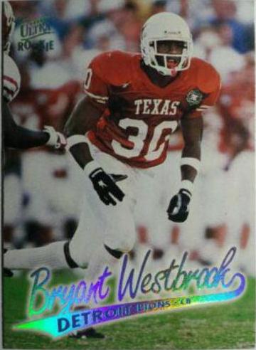 Bryant Westbrook #196 Football Cards 1997 Ultra