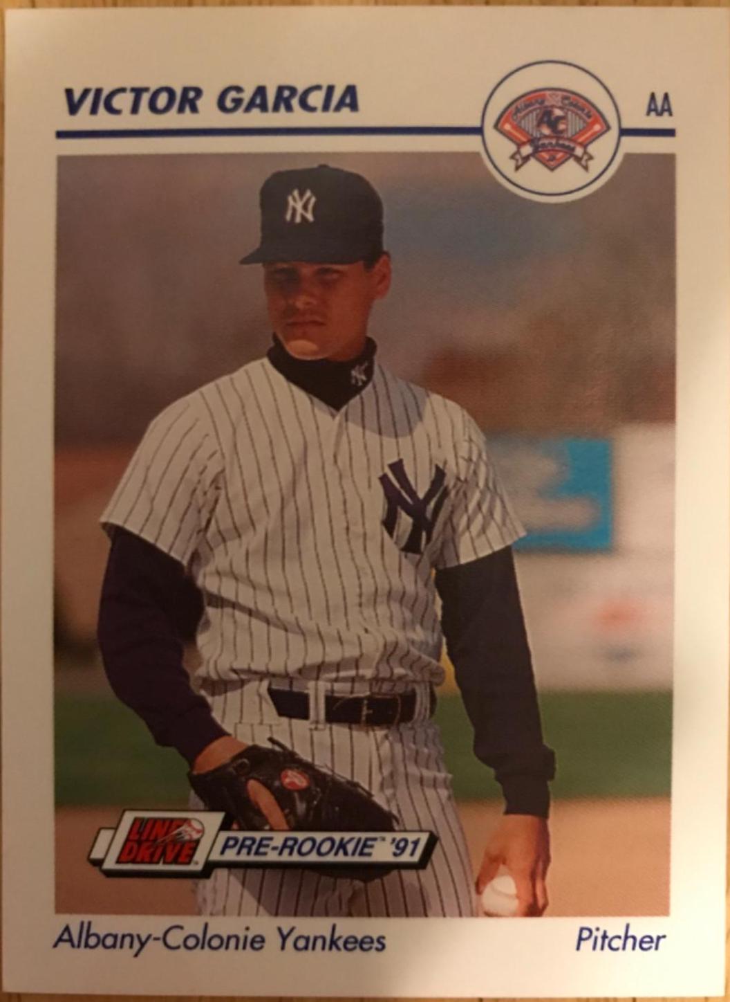 Victor Garcia #5 Baseball Cards 1991 Impel Line Drive Pre Rookie AA