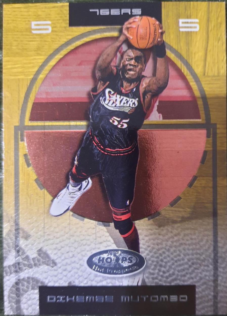 Dikembe Mutombo #75 Basketball Cards 2001 Hoops Hot Prospects