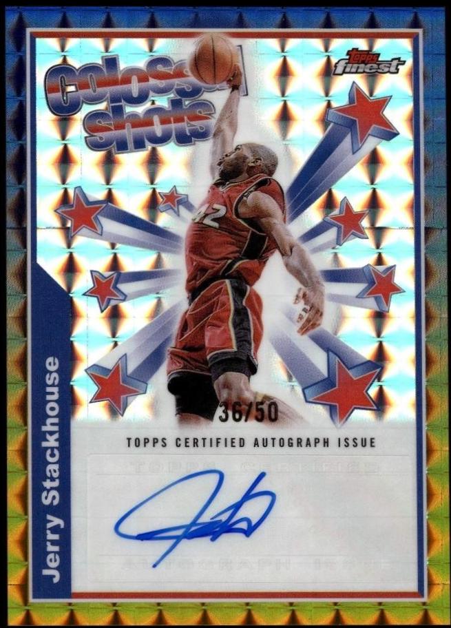 Jerry Stackhouse [Gold Geometric Refractor] #FA-JST