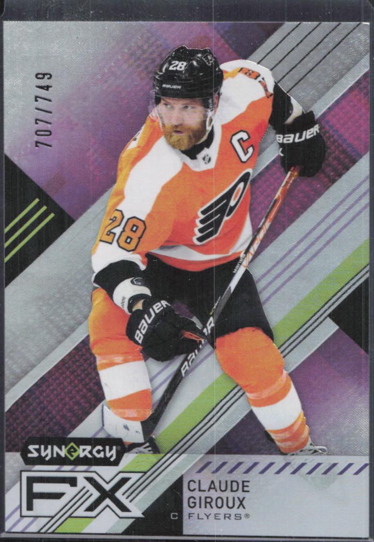 Claude Giroux #FX-CG Hockey Cards 2021 Upper Deck Synergy FX