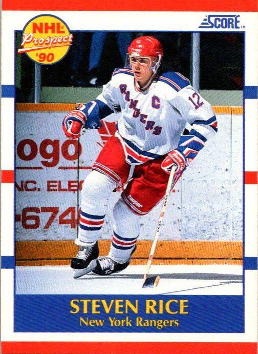Steven Rice #390 Hockey Cards 1990 Score