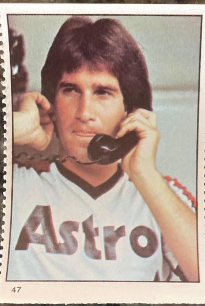 Joe Sambito #47 Baseball Cards 1982 Fleer Stamps