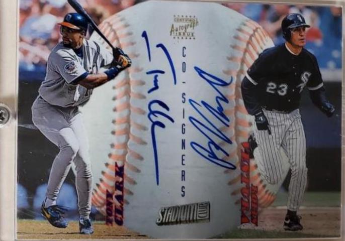 Clark, Ventura #CS27 #CS27 Baseball Cards 1998 Stadium Club CO Signers