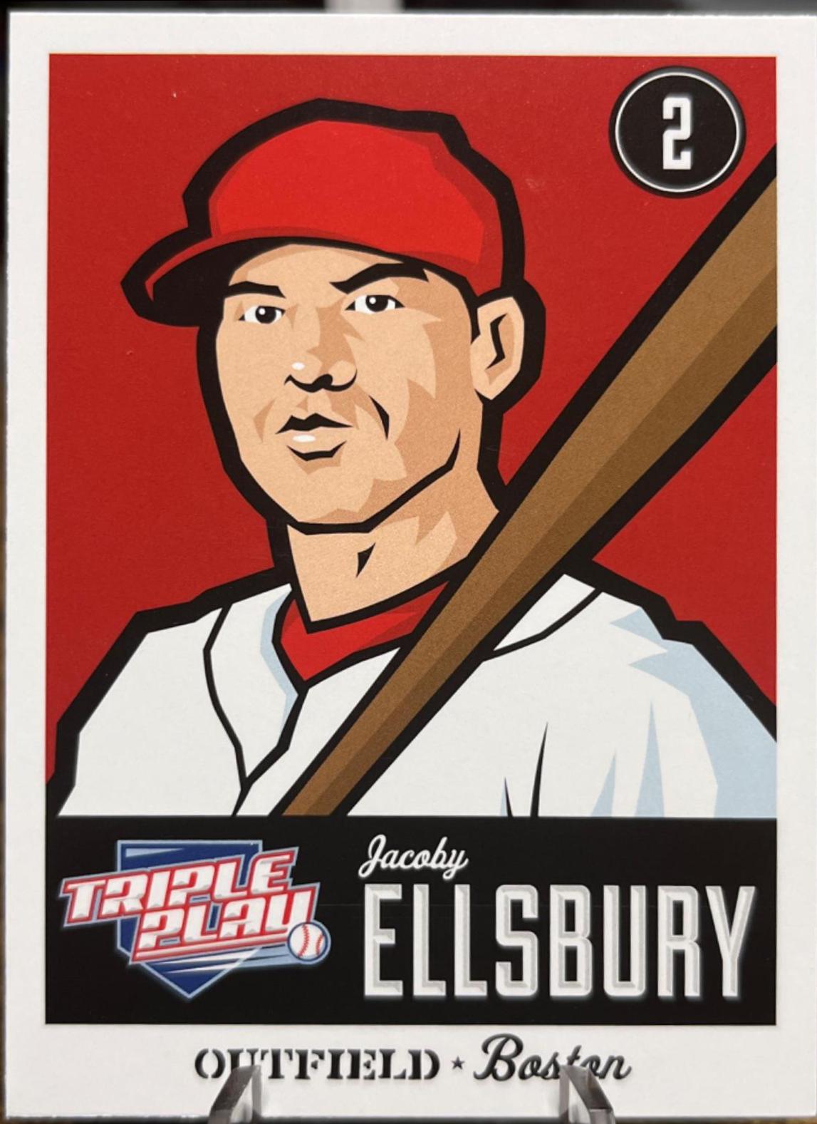 Jacoby Ellsbury #12 Baseball Cards 2012 Panini Triple Play
