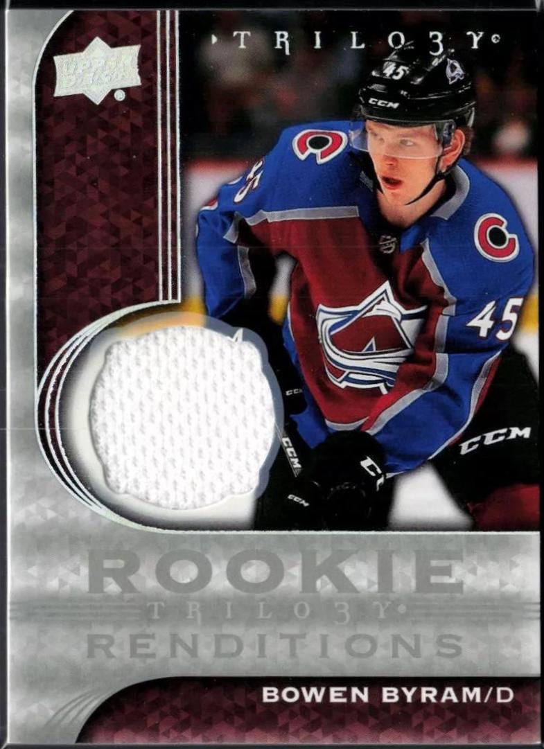 Bowen Byram #RR-30 Hockey Cards 2020 Upper Deck Trilogy Rookie Renditions