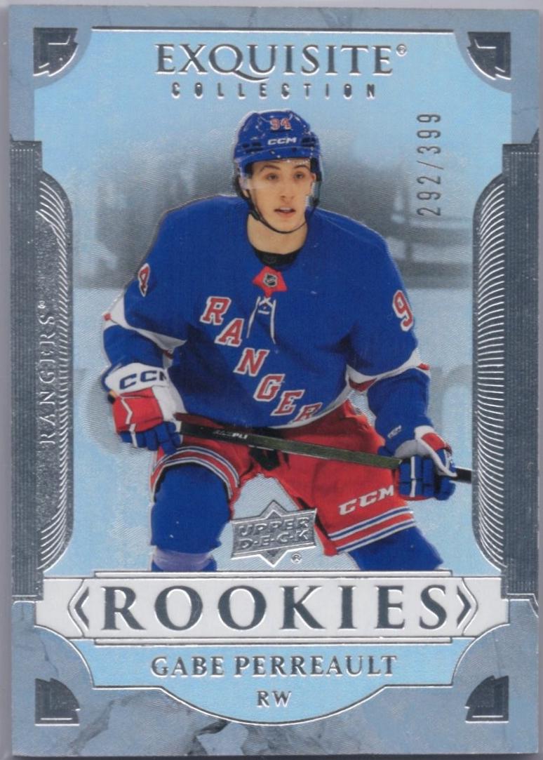 Gabe Perreault #R-GP 2025-26 Upper Deck Black Diamond Hockey Exquisite Rookies