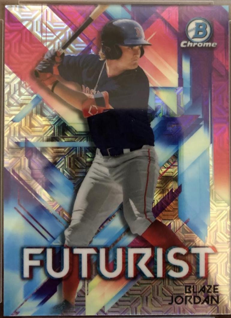 Blaze Jordan #FUT-BJ Baseball Cards 2021 Bowman Chrome Futurist
