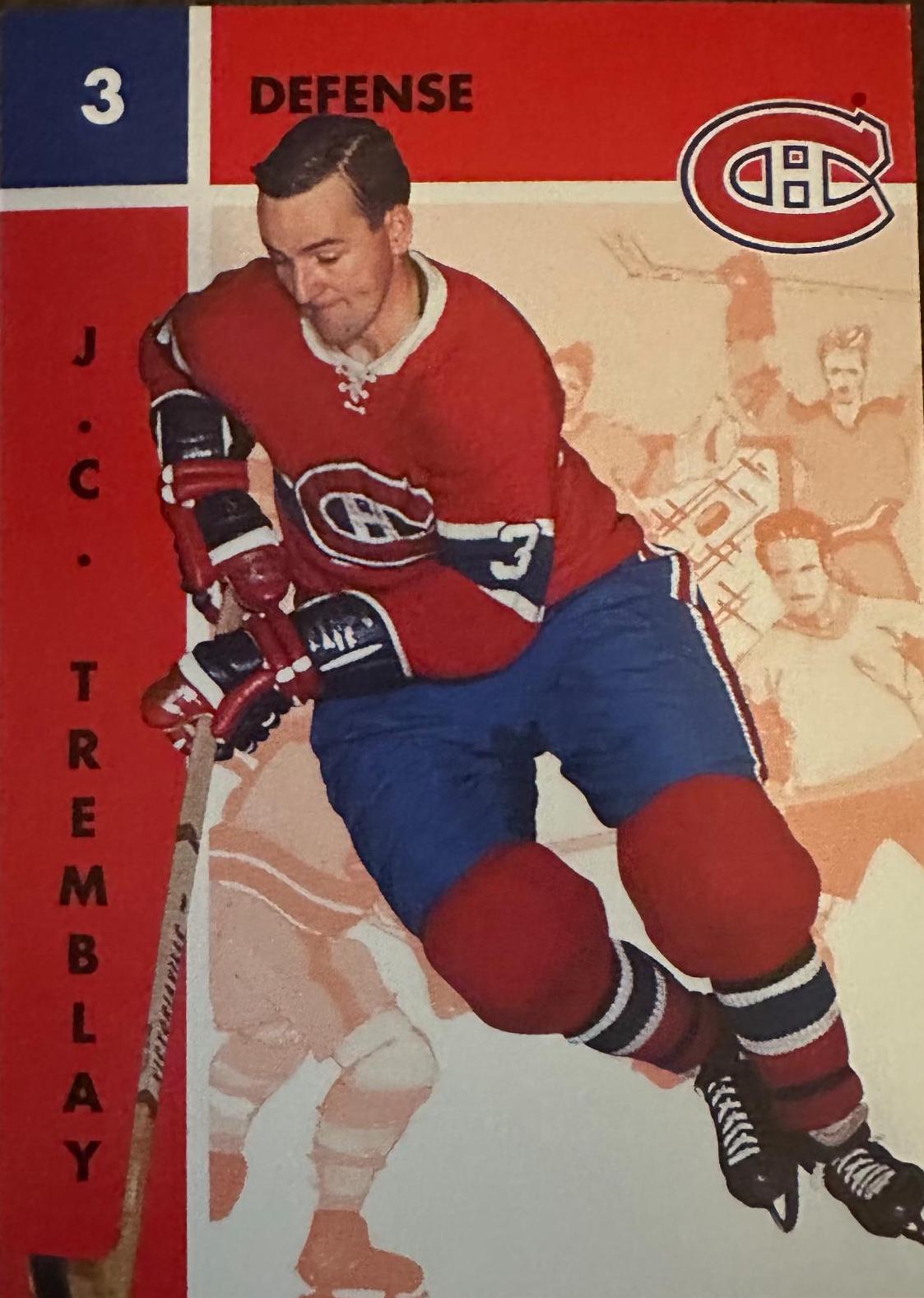 J.C. Tremblay #67 Hockey Cards 1995 Parkhurst