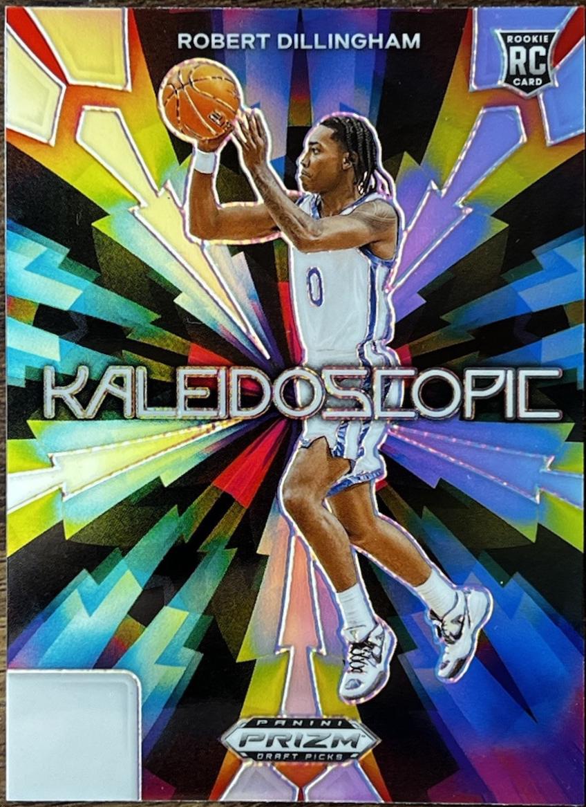 Robert Dillingham #7 Basketball Cards 2024 Prizm Draft Picks Kaleidoscopic