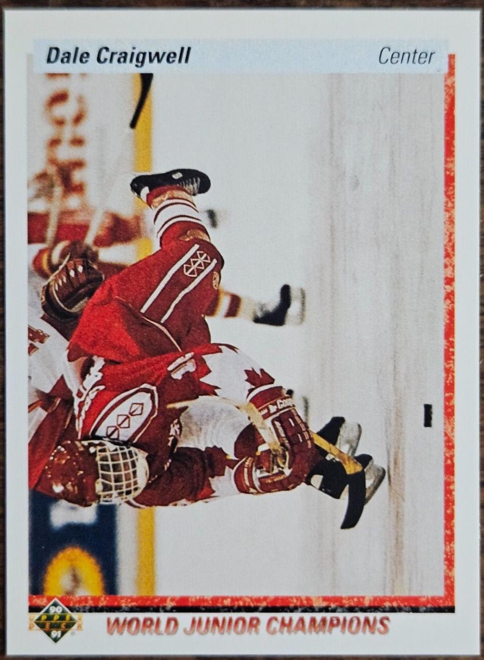 Dale Craigwell #464 Hockey Cards 1990 Upper Deck