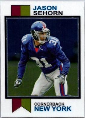 Jason Sehorn #1973-20 Football Cards 2023 Topps Composite 1973 Chrome