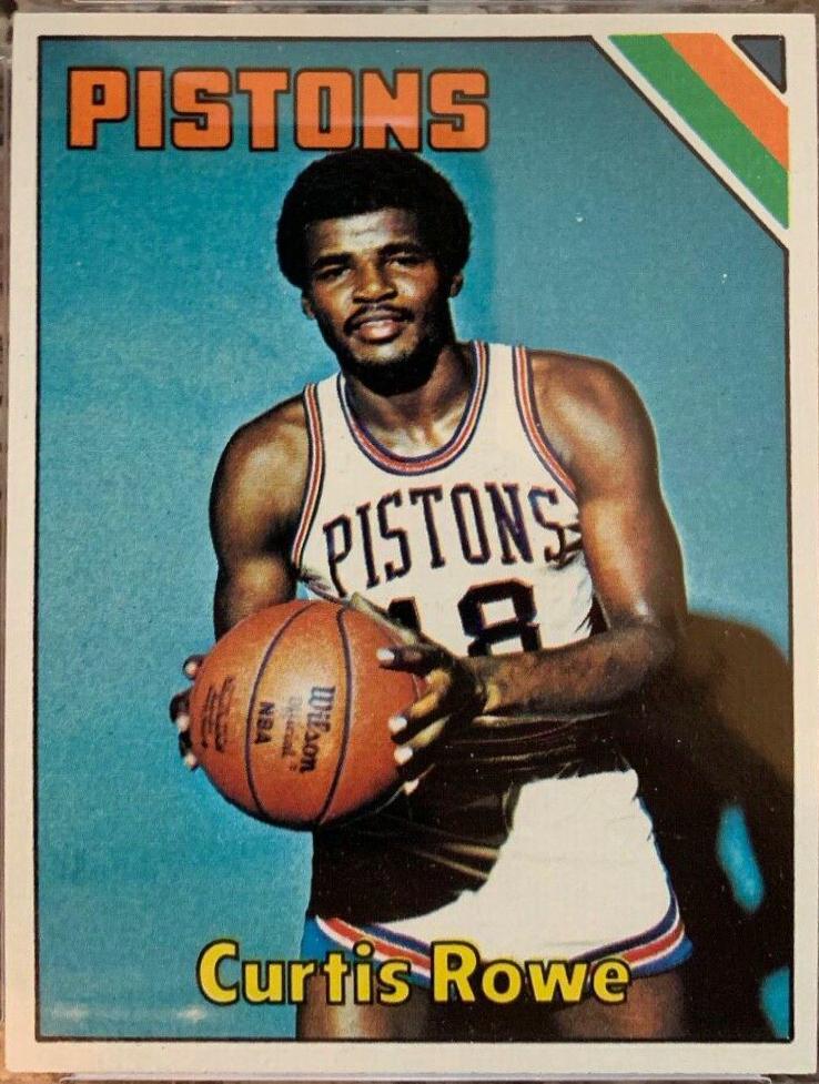 Curtis Rowe #68 Basketball Cards 1975 Topps