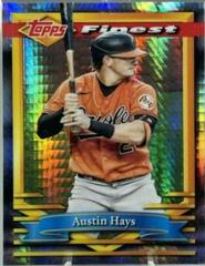 Austin Hays [Prism Refractor] #11 Baseball Cards 2021 Topps Finest Flashbacks Prices