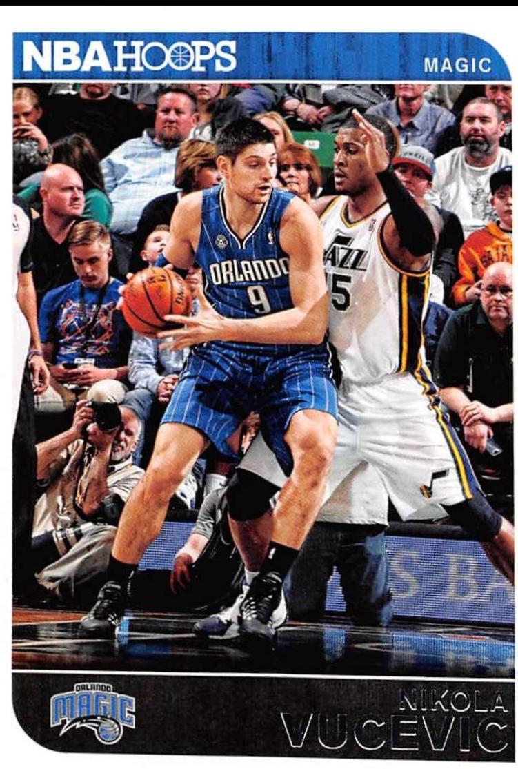 Nikola Vucevic #4 Basketball Cards 2014 Panini Hoops