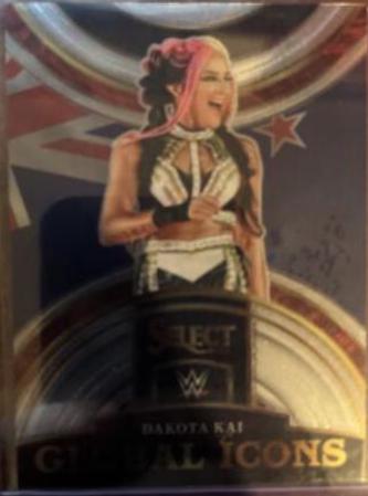 Dakota Kai #7 Wrestling Cards 2023 Panini Select WWE Global Icons