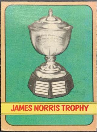 James Norris Trophy Winners #142 1972 O Pee Chee Hockey
