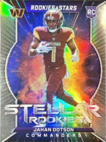 Jahan Dotson #SR-4 Football Cards 2022 Panini Rookies & Stars Stellar Rookies