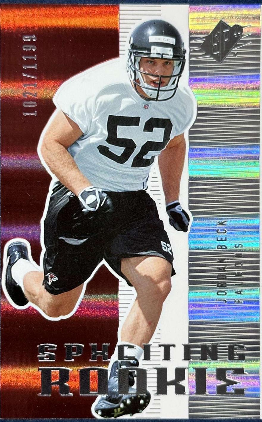 Jordan Beck #148 2005 Spx Football
