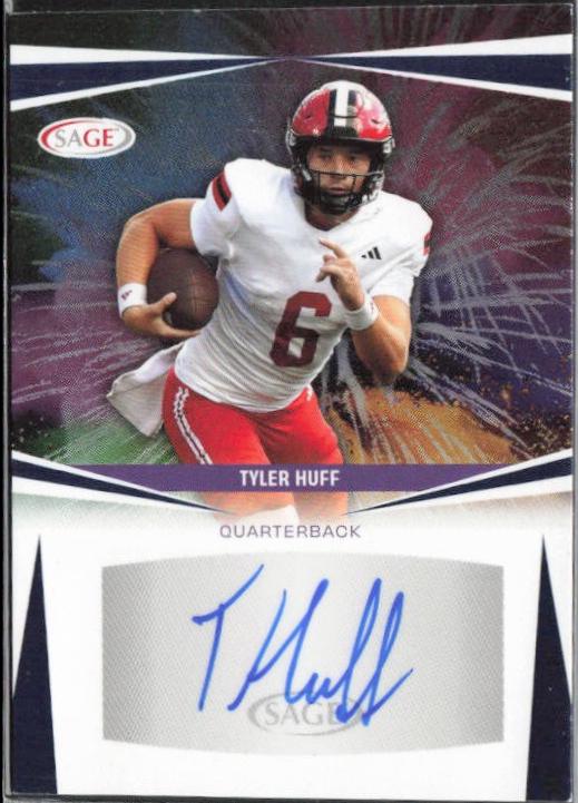Tyler Huff #A-TH3 2025 Sage Hit Autograph Football