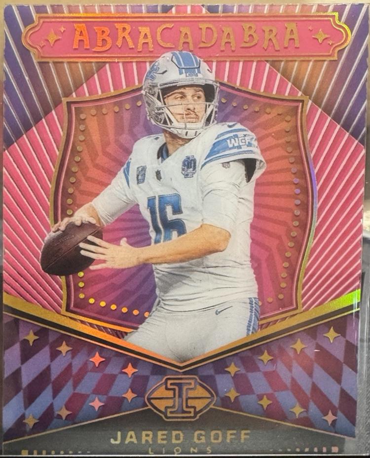 Jared Goff #7 Football Cards 2024 Panini Illusions Abracadabra