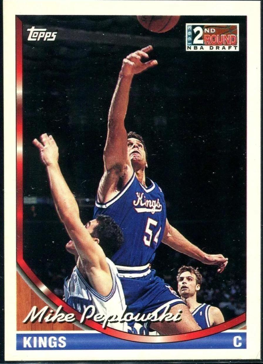 Michael Peplowski #314 Basketball Cards 1993 Topps