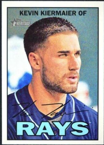 Kevin Kiermaier #34 Baseball Cards 2016 Topps Heritage