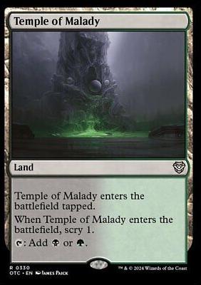 Temple of Malady (Magic Outlaws of Thunder Junction Commander)