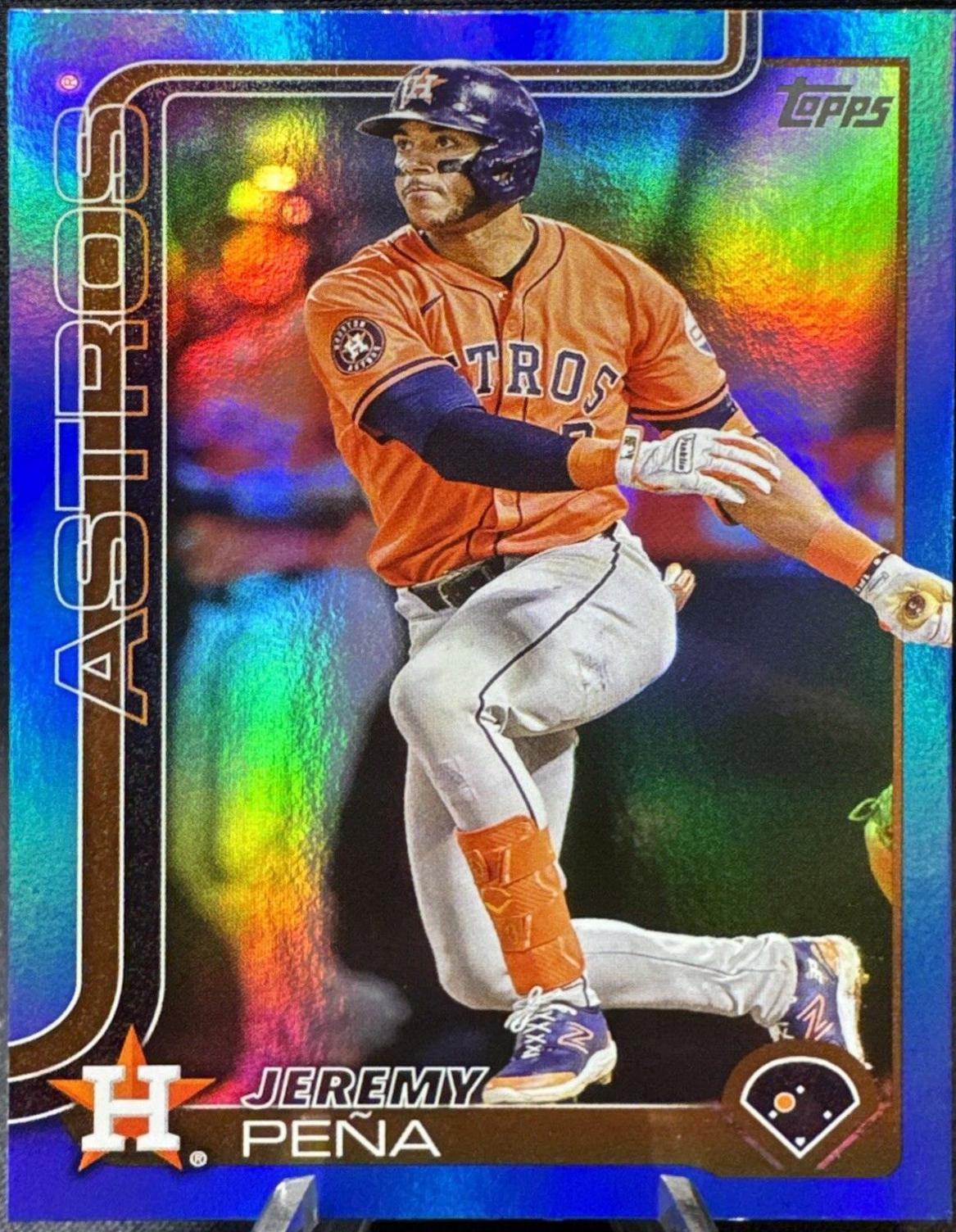 Jeremy Pena [Blue Foil] (2025 Topps)