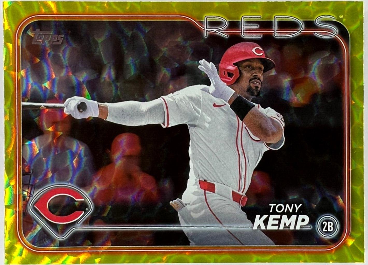 Tony Kemp [Yellow Crackle Foilboard] #US251