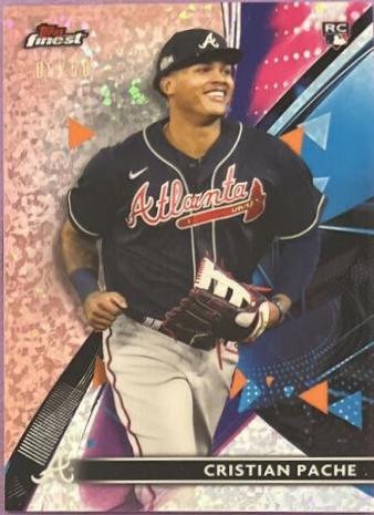 Cristian Pache #97 2021 Topps Finest Baseball