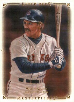 Wade Boggs #12 Baseball Cards 2008 Upper Deck Masterpieces